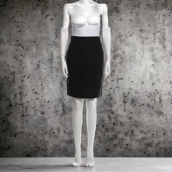 Dolce & Gabbana Dresses & Skirts - Dolce & Gabbana D&G Black Pencil Bandage Satin Skirt Size IT40 or US 4